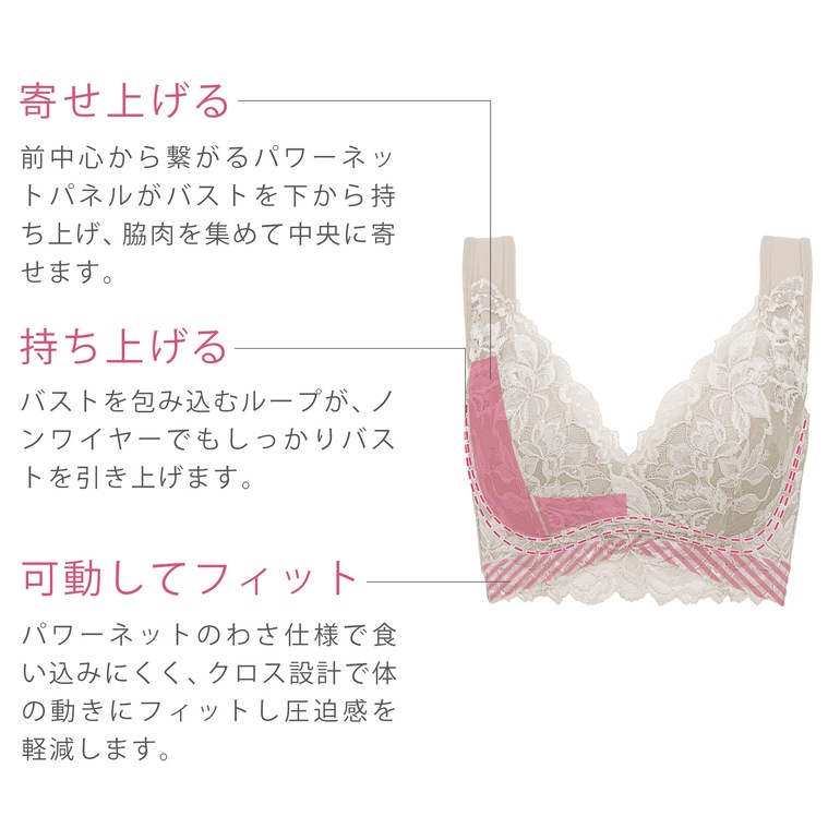 ブラデリス ハートフルカップ カシュクールブラ23