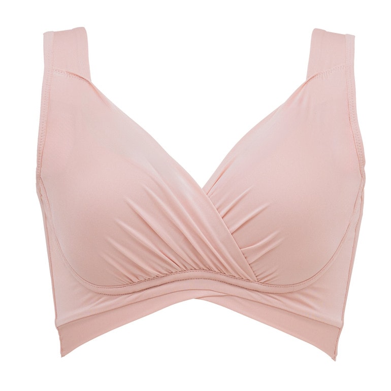 新品ブラデリスニューヨーク　ハートカップブラ　ノンワイヤー濃いピンク　3Lサイズ BRADELIS NewYork ノンワイヤー ブラジャー 脇高 グラマー ブラ