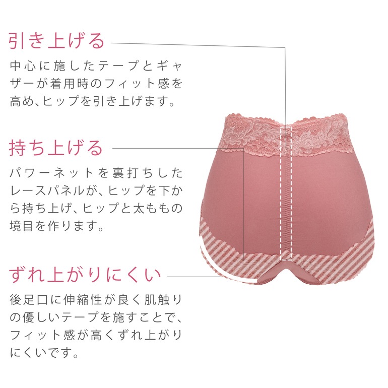 ブラデリス おしりPライン レーシー ショーツ 23 | ブランド