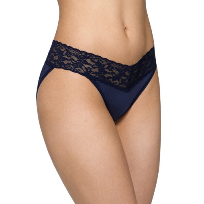 ハンキーパンキー オーガニックコットン V-キニ ウィズレース