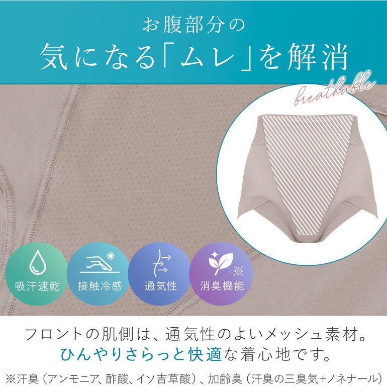 ブラデリスニューヨーク BRNYピース 綿混楽々デイリーフィットショーツ (綿混楽々dailyソフトショーツ25)