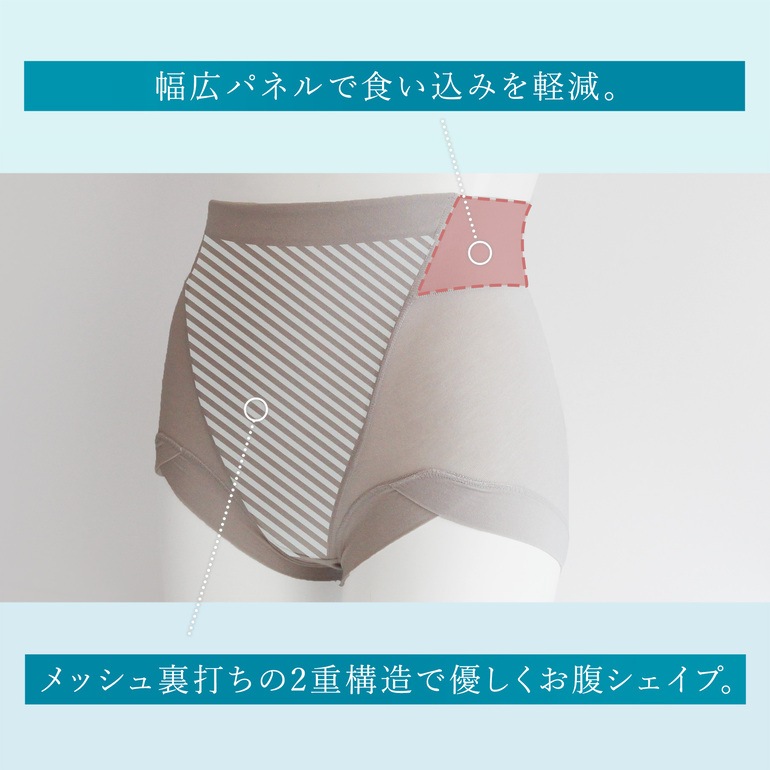 ブラデリスニューヨーク BRNYピース 綿混楽々デイリーフィットショーツ (綿混楽々dailyソフトショーツ25)