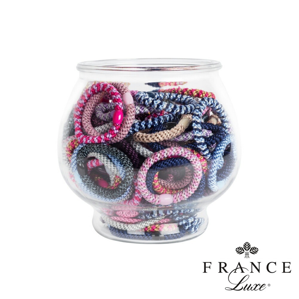 フランスラックス ポニーテールチューブ 8P(クラウドブルー)