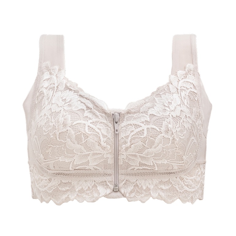 ブラデリスニューヨーク BRNYピース すらっと細く見えるフロントファスナーブラ レースタイプ