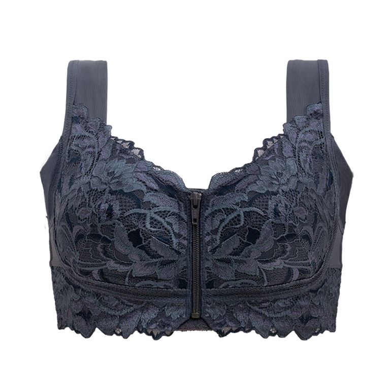 ブラデリスニューヨーク BRNYピース すらっと細く見えるフロントファスナーブラ レースタイプ