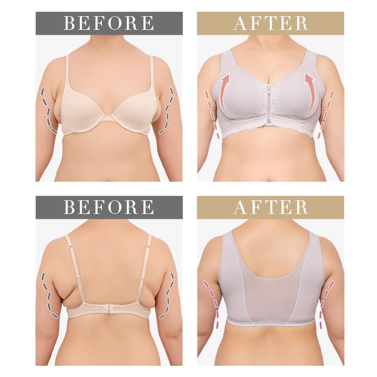 ブラデリスニューヨーク BRNYピース すらっと細く見えるフロントファスナーブラ シンプルタイプ