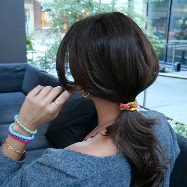 フランスラックス ポニーテールチューブ 8P(サンド)