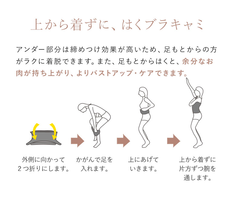 ブラデリス兵藤ゆき共同開発 ゆきねえとろりソフトシルク混ブラキャミ