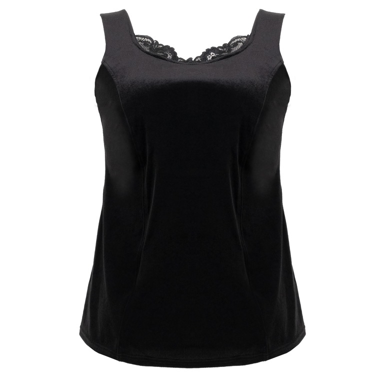 ブラデリスニューヨーク BRNYピース シャイニーベロアブラキャミ25