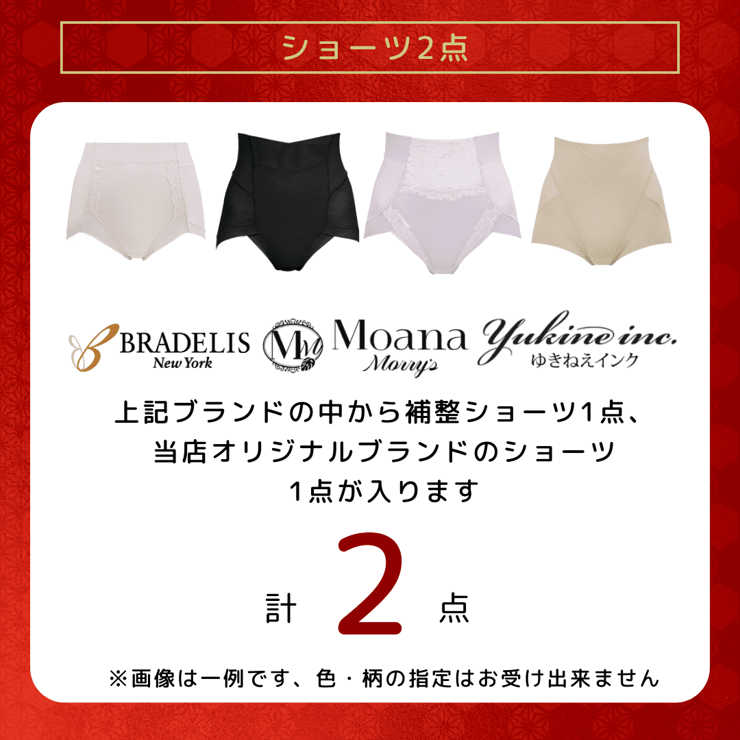 レディースインナー 福袋 5点入り 2026 新春 初春 当店限定 | ブランド