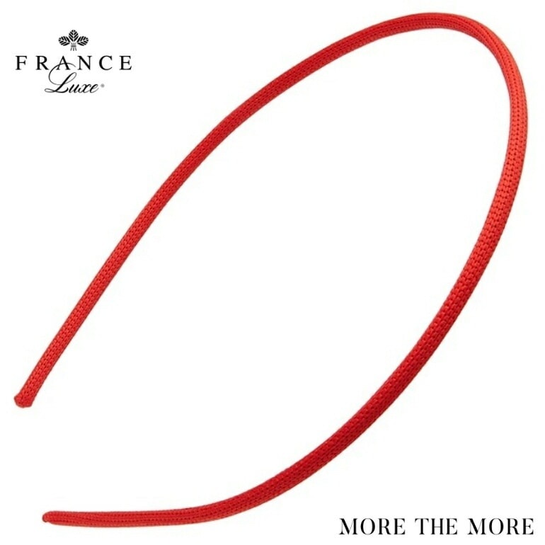 FRANCE Luxe　レザー トップ ノット ヘッドバンド　ブラック【新品】 トップ ノット ヘッドラップ （ブラック） | フランスラックス