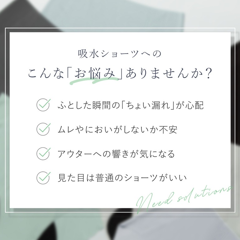 ブラデリスニューヨーク 薄くて快適！シームレス吸水ショーツ26