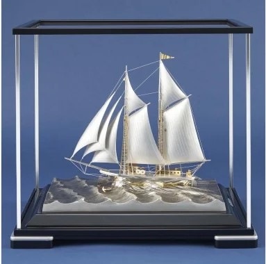 武比古　シルバー985 銀製ヨット　銀つぶし 武比古 シルバー985 銀製ヨット 銀つぶし