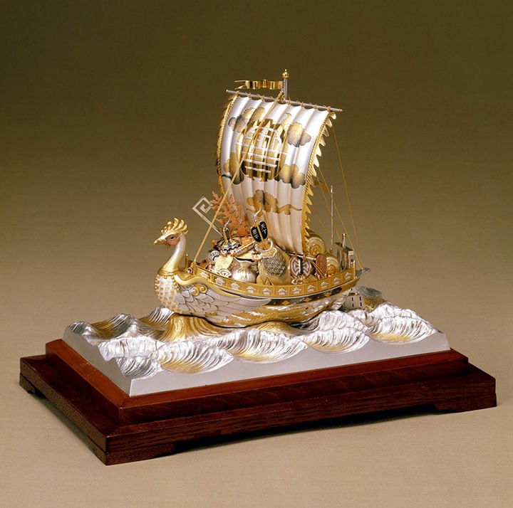 武比古 銀製 宝船 鳳凰 7号 | 銀製品,武比古 | 森銀器製作所