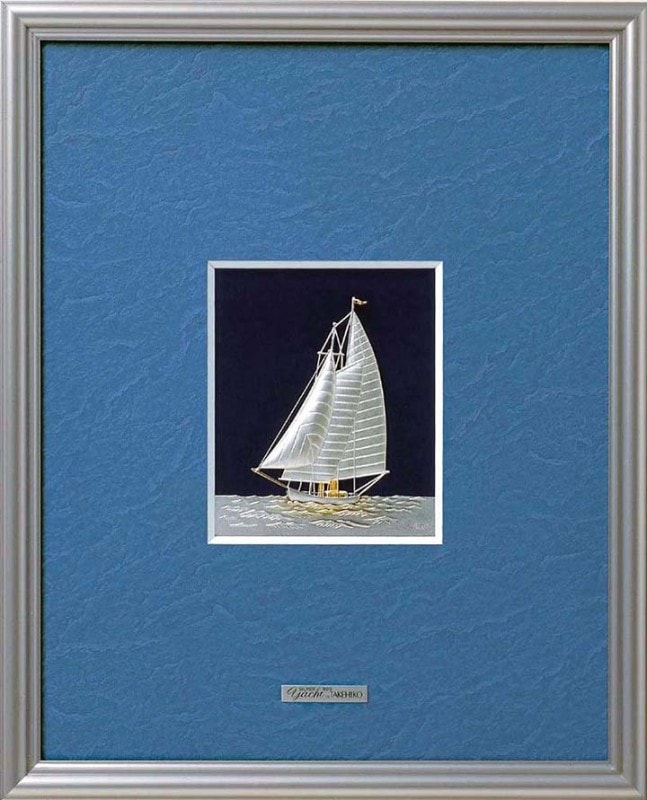 武比古作｜銀細工ヨット ヨット - TAKEHIKO - 武比古 - 日本の伝統工芸