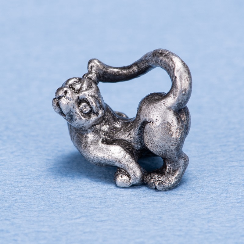 銀製 斎藤美洲 干支根付 寅 | 銀製品,根付 | 森銀器製作所公式
