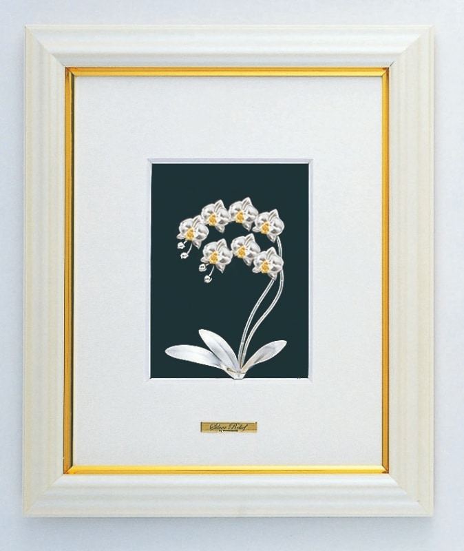 ☆激レア　高級レリーフフラワー仕様　花額　花絵☆ ☆激レア 高級レリーフフラワー仕様 花額 花絵☆ フラワーカード