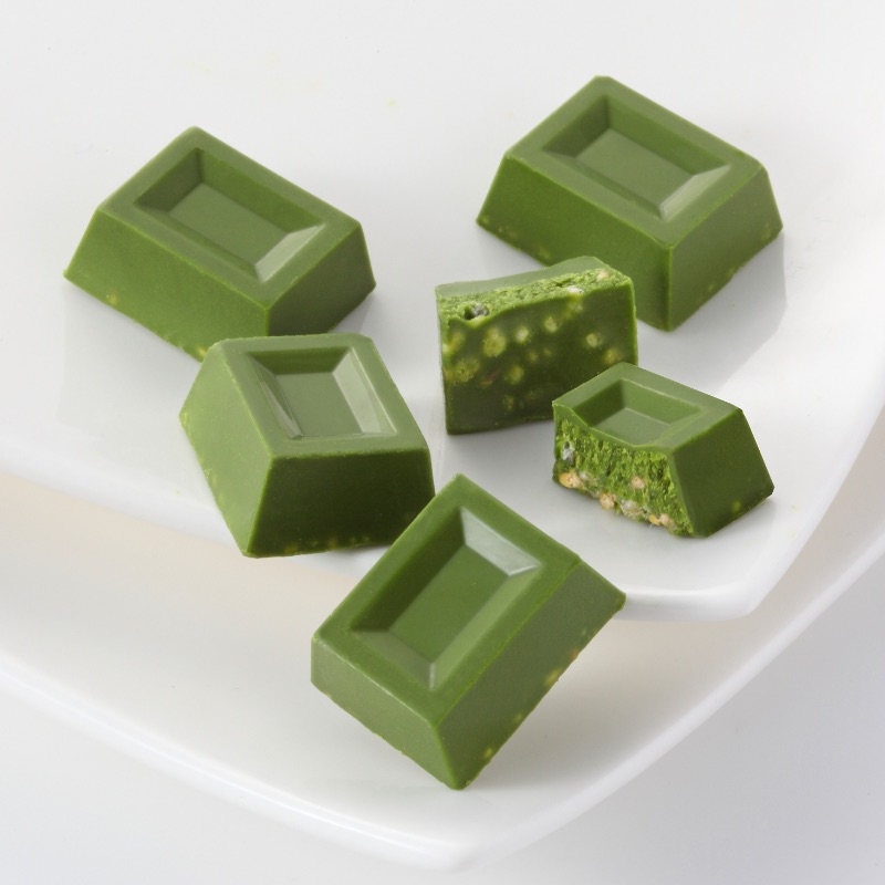 【40%OFF!賞味期限25年4月9日】森半 抹茶チョコレート 玄米クランチ入り [10個入り]