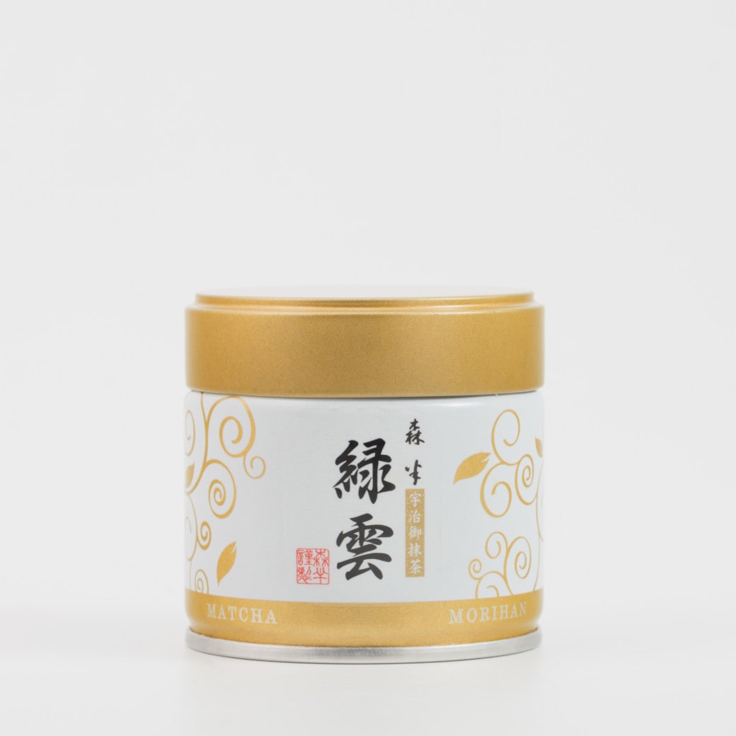 森半  <宇治抹茶> 緑雲(りょくうん) [30g缶入り]