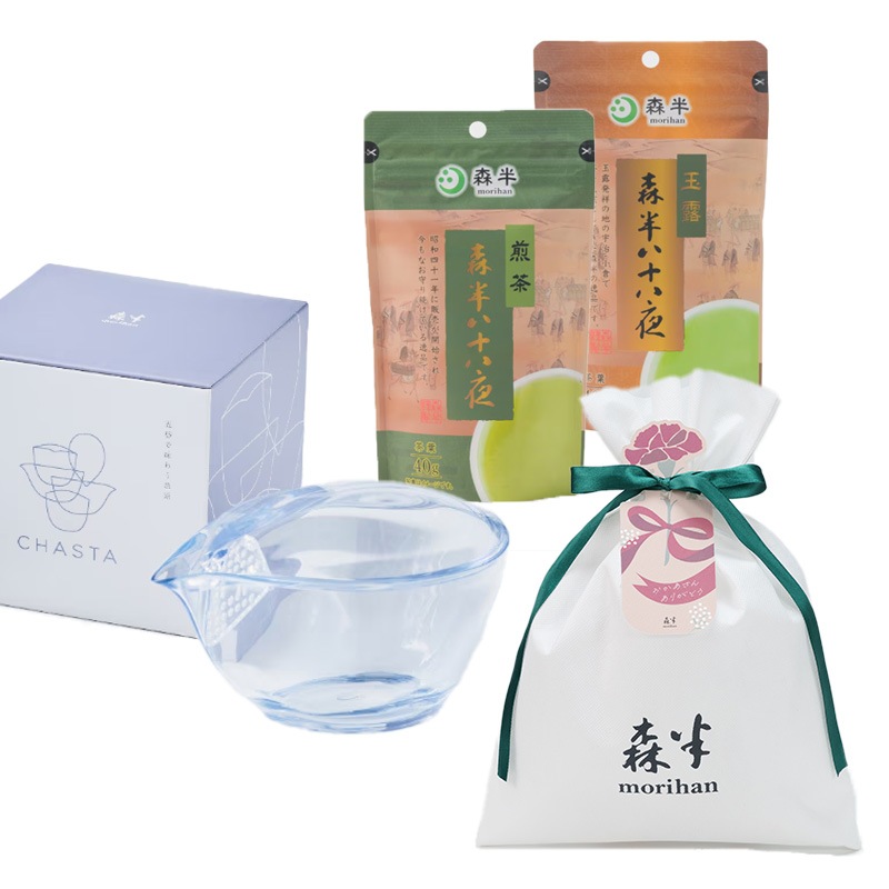 土日祝は発送お休みchiwa 森半 母の日ギフトセットA [ 五感で味わう急須 CHASTA(チャスタ)＆八十