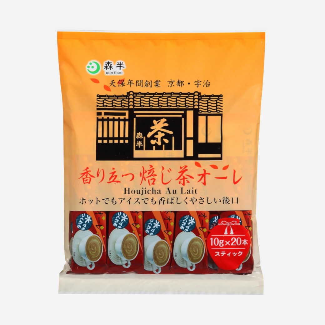 【40%OFF!賞味期限2026年12月24日】森半 <スティック>香り立つ焙じ茶オーレ [20本入り]