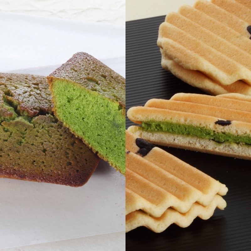 【5周年記念キャンペーン限定プレゼント】森半 抹茶フィナンシェ・抹茶ヴァッフェル [各1個入り]