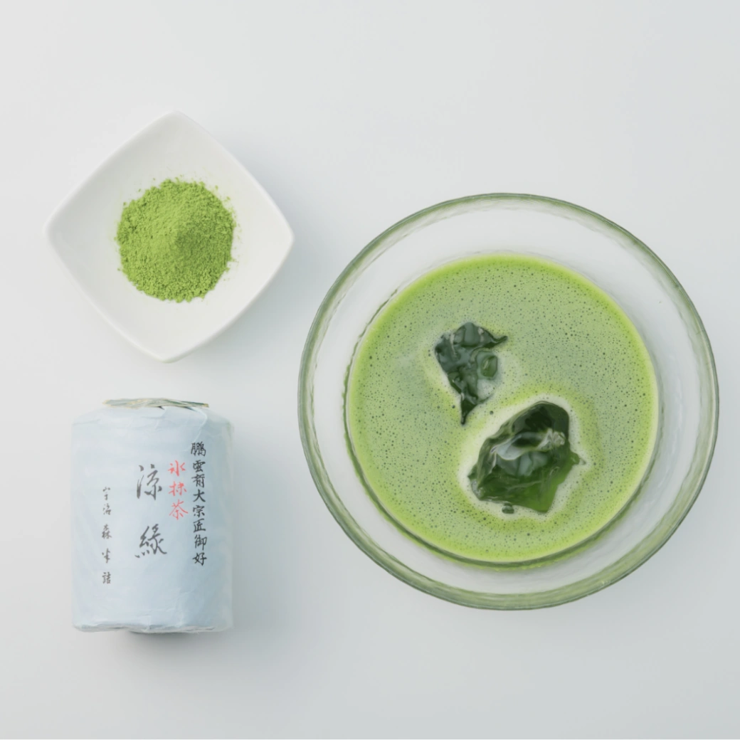 森半 鵬雲斎大宗匠御好 氷抹茶 涼緑(すずみどり) [30g缶入り] | 抹茶