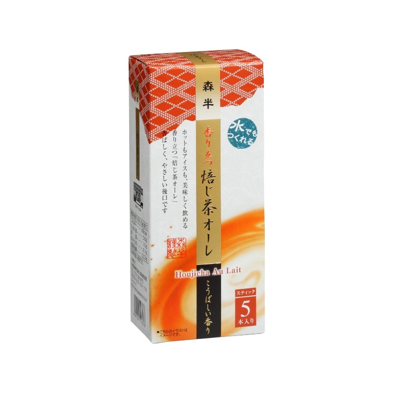 森半 <スティック>香り立つ焙じ茶オーレ [5本入り]