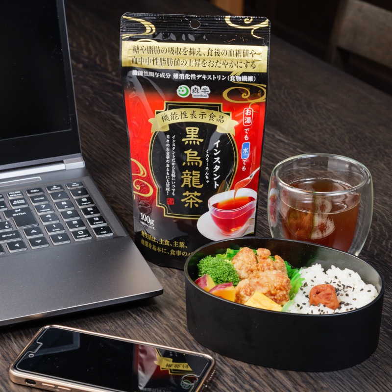 森半 <機能性表示食品> インスタント黒烏龍茶 [100g入り]