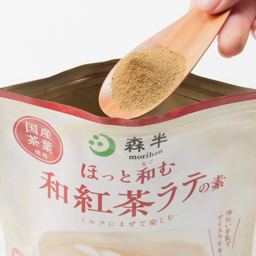 森半 - ミルクにまぜて楽しむ - ほっと和む 和紅茶ラテの素 [150g入り]