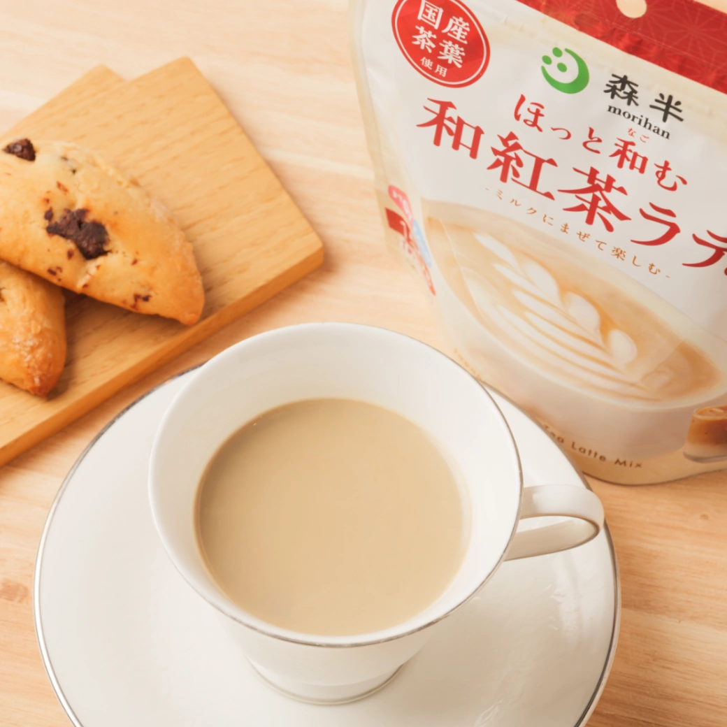 森半 - ミルクにまぜて楽しむ - ほっと和む 和紅茶ラテの素 [150g入り]