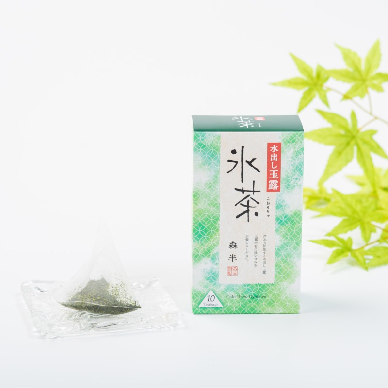森半 氷茶(玉露)・くず餅(白)詰め合わせ  [氷茶(玉露) 10P入、くず餅(白)]