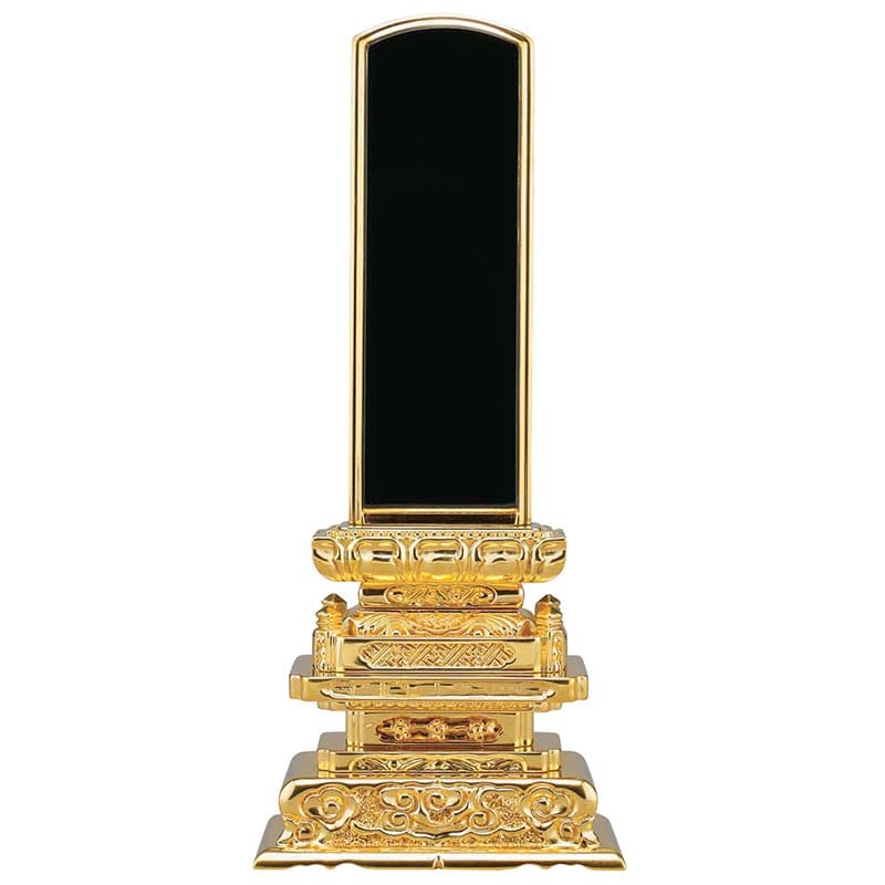 位牌櫛五重座 純三方金｜モダン仏壇、現代的な仏壇のもりきよ