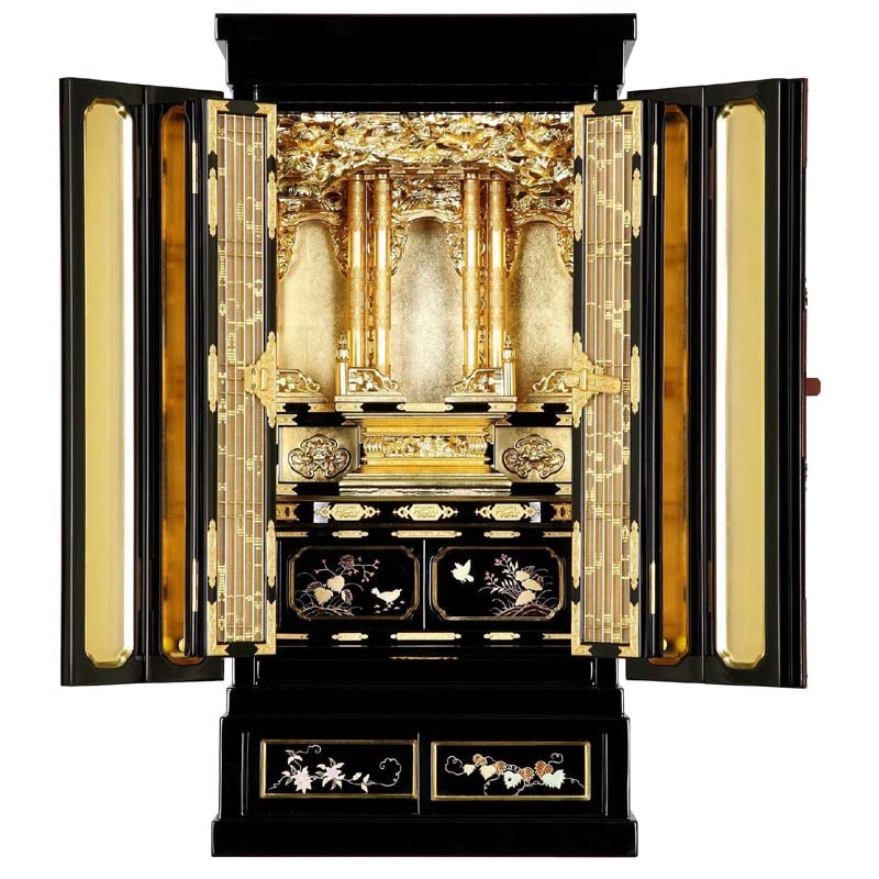 京型上置 大阪欄間 優雅 ｜モダン仏壇、現代的な仏壇のもりきよ