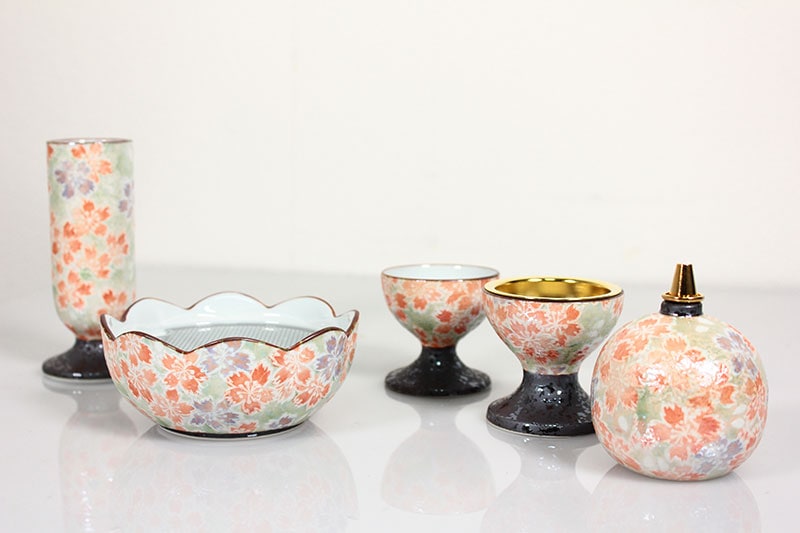 モダン仏具 有田焼 なでしこ｜モダン仏壇、現代的な仏壇のもりきよ