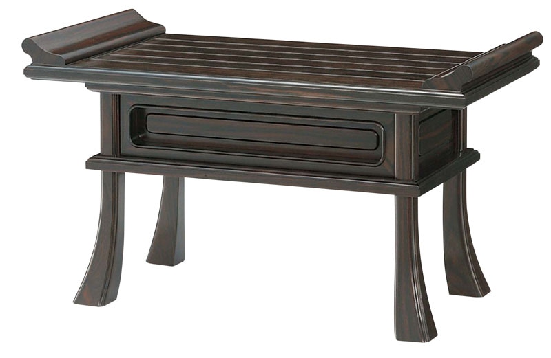 経机　黒檀 経机 総ムク黒檀 オープン｜モダン仏壇、現代的な仏壇のもりきよ