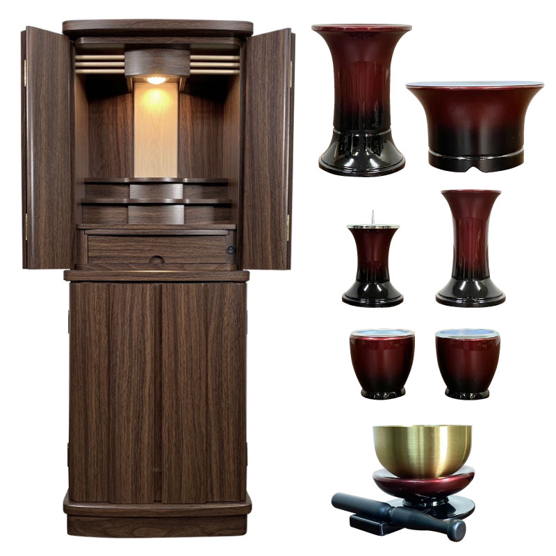 選べる仏具付 モダン仏壇 ルーナ｜モダン仏壇、現代的な仏壇のもりきよ