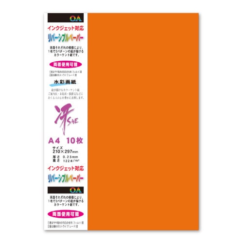 森本化成 モリ110 リバーシブル A4(10) 122g オレンジの通販｜森本化成