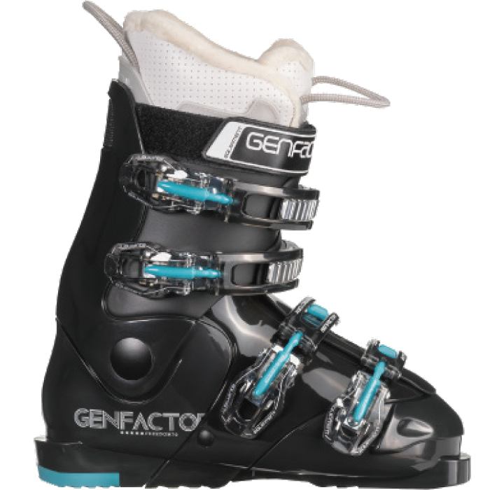 旧モデル ゲン スキーブーツ 2025 GEN FLORA BK フローラ 厳 幅広 24