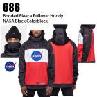 686 åȥå  Bonded Fleece Pullover Hoody 22-23 NASA BLACK   ѡ 饤ȥ ʥ