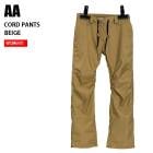 AA ���֥륨�� ������ CORD PANTS 22-23 BEIGE ��ǥ����� �ѥ�� ���Ρ��ܡ���