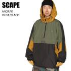SCAPE   ANORAK 22-23 OLIVE/BLACK  ǥ 㥱å Ρܡ