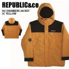 REPUBLIC&CO ��ѥ֥�å� ������ 36 CHAMBERS JACKET 22-23 5C YELLOW ��� �ѿ� ���� ���㥱�å� ���Ρ��ܡ��� �饤�ȥ�����