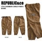 REPUBLIC&CO ѥ֥å  7TH CHAMBER CARGO PANTS 22-23 KHAKI  ѿ  ѥ Ρܡ 饤ȥ 