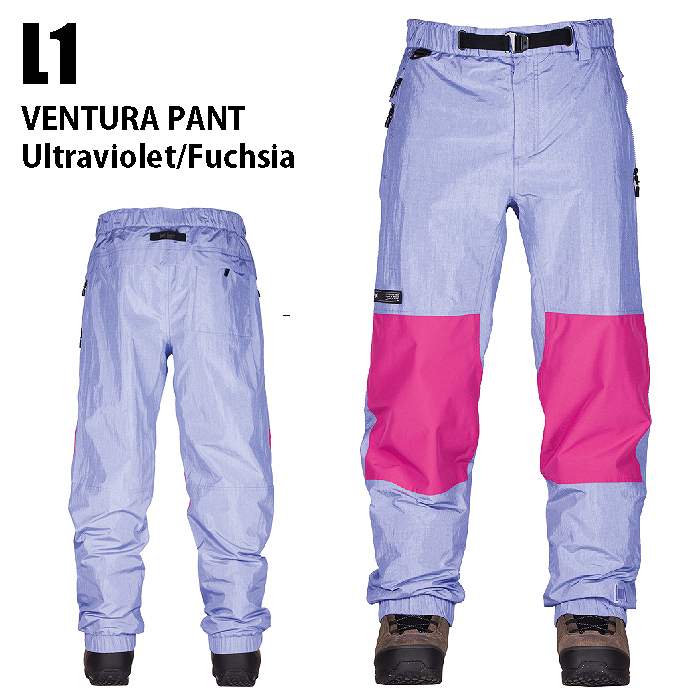 L1 エルワン ウェア VENTURA PANT 22-23 ULTRAVIOLET/FUCHSIA メンズ