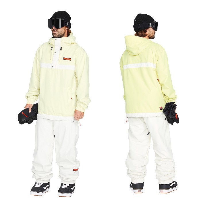 VOLCOM ボルコム　スノーボードウェア　メンズ　XL  ウィンタースポーツ VOLCOM ボルコム ウェア LONGO PULLOVER 22-23 YEL メンズ