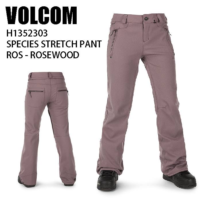 【美品】VOLCOM スノーボードパンツ レディースＳサイズ VOLCOM ボルコム ウェア SPECIES STRETCH PANT 22-23 ROS レディース