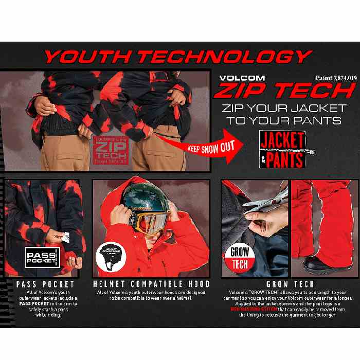 VOLCOM ボルコム ウェア STONE.91 INS JACKET 22-23 CRL キッズ ユース