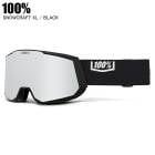 100%  ���ϥ�ɥ�å�  SNOWCRAFT XL BLACK  ���Ρ�����եȥ��å�������  MIRROR SILVER LENS    ���Ρ���������