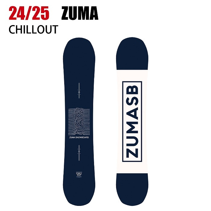 2025 ZUMA ツマ CHILLOUT チルアウト 24-25 ボード板 スノーボード